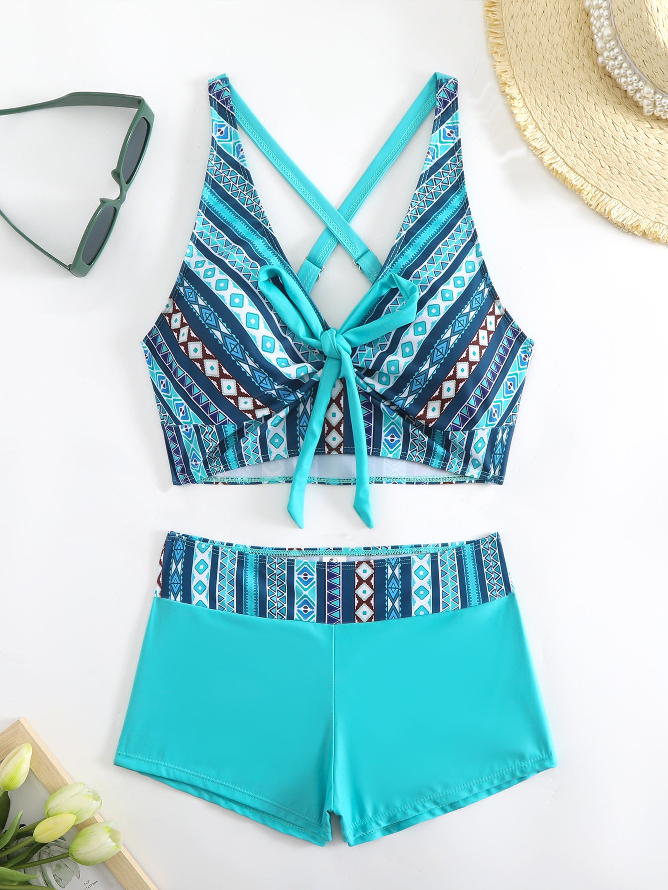 🏊‍👙【Kupite 1, dobijte 1】🌴 Elegantni kupaći kostim za veće veličine s printom