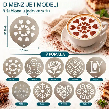 ☕ Šablona od nehrđajućeg čelika za latte art：Zašto kućni baristi, ljubitelji kave i entuzijasti za zabave vole ovaj proizvod: