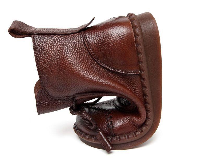 👢🔥【35-40】40 % popusta - 👍 Nove retro mehke usnjene Martin čizme za zgodnjo jesen 2025, zračne in udobne