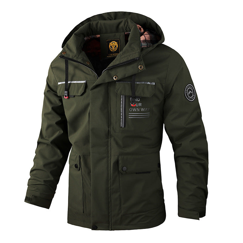 🔥50% popusta danas🔥【M-6XL】2026 Nova muška debela, topla, vjetrootporna i vodootporna jakna