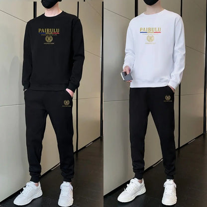 🔥Muško ležerno jesensko sportsko odijelo, novo👕👖【majica + hlače】