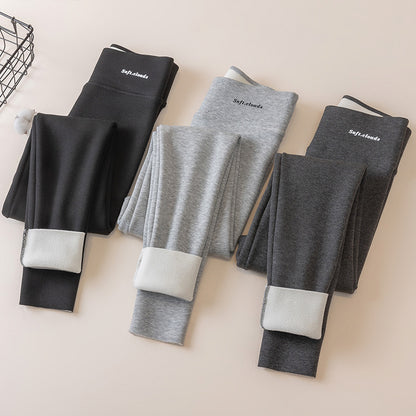 ¡Oferta! 💥 Compra uno y llévate el segundo gratis! 🔥【S-5XL】Leggings térmicos de lana gruesa con cintura alta, gran talla, alta elasticidad — imprescindibles para otoño/invierno 2026