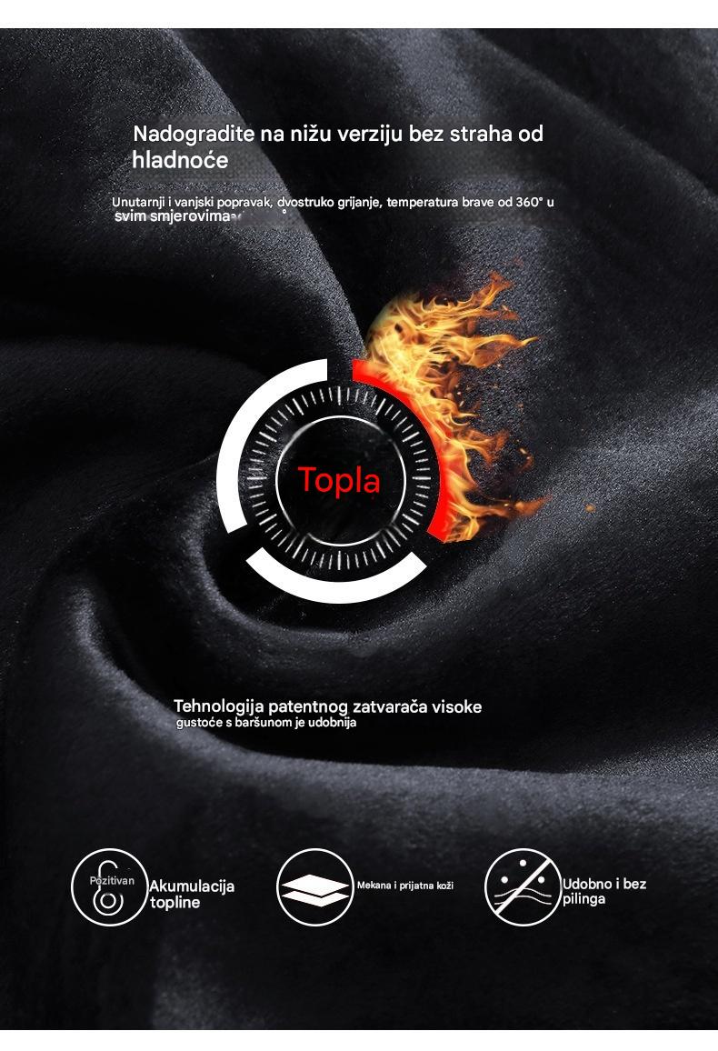 🔥【Kupi 1, drugi dobiješ gratis】🔥【M-5XL】🖤 Nove muške zimske hlače, s dodatnim baršunom i debelim kordom, tople i udobne muške hlače