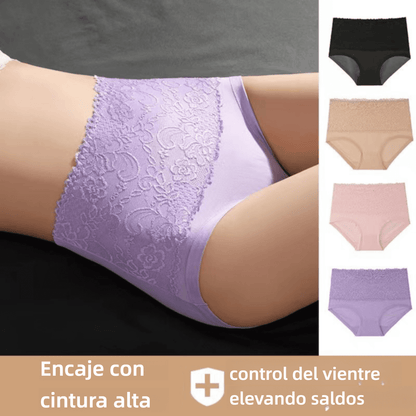 🩲💥【6 piezas】Último día de superventa: Ropa interior de cintura alta a prueba de fugas 2025, versión mejorada recientemente.