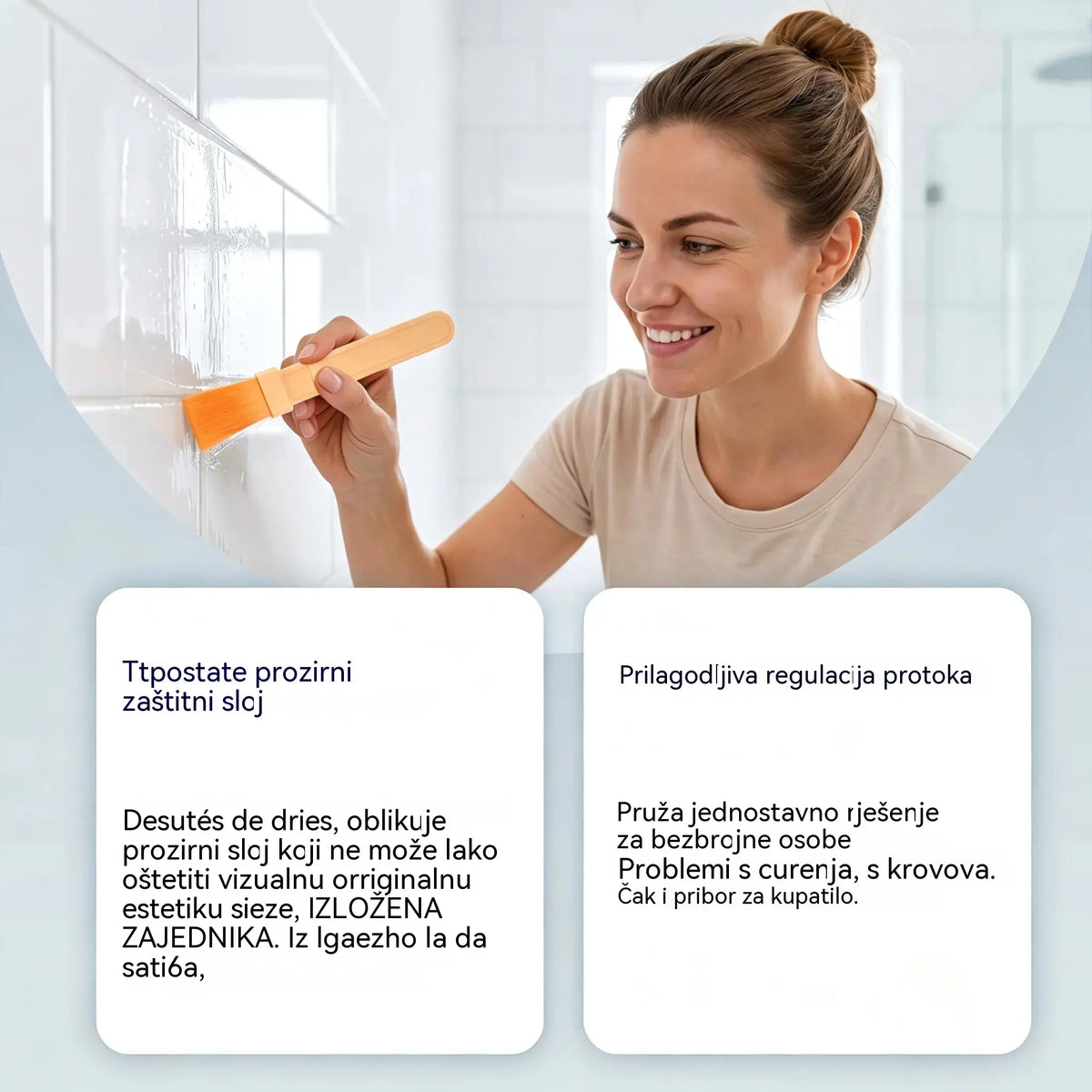 🏠 Komplet boja na bazi vode za jednostavnu obnovu pločica i kada