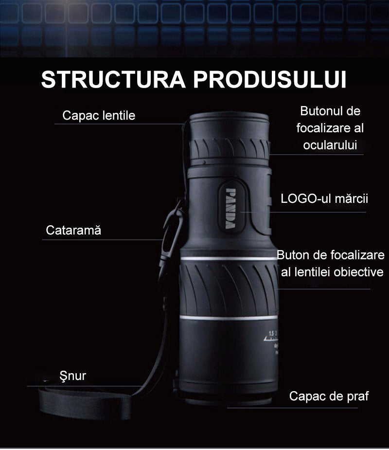 🔥Telescopio🔭Dispositivo de visión nocturna de alta resolución – Telescopio monocular de alta calidad