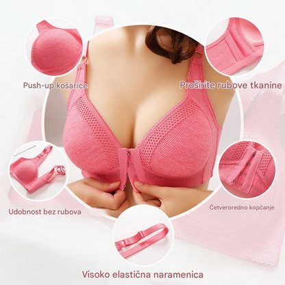 💕【Set od 3 dijela】Bešavni grudnjak izrađen od visoko elastičnog materijala, tankog i prozračnog, s potporom protiv opuštanja💕