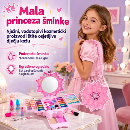 💄 Ponuda ograničenog trajanja: Uštedite 49%! ✨ Perivi set za šminkanje princeze: Sigurna i netoksična igračka za šminkanje dizajnirana posebno za djecu 👸