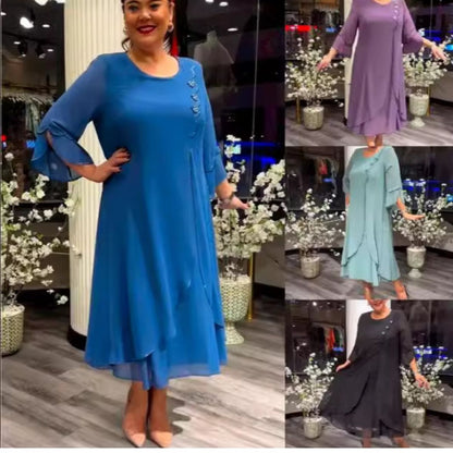 🥰Najniža cijena ograničeno vrijeme👗👗【Kupite 1, dobijete 1 gratis】【S-5XL】❤️2026 Nove visokokvalitetne haljine od šifona
