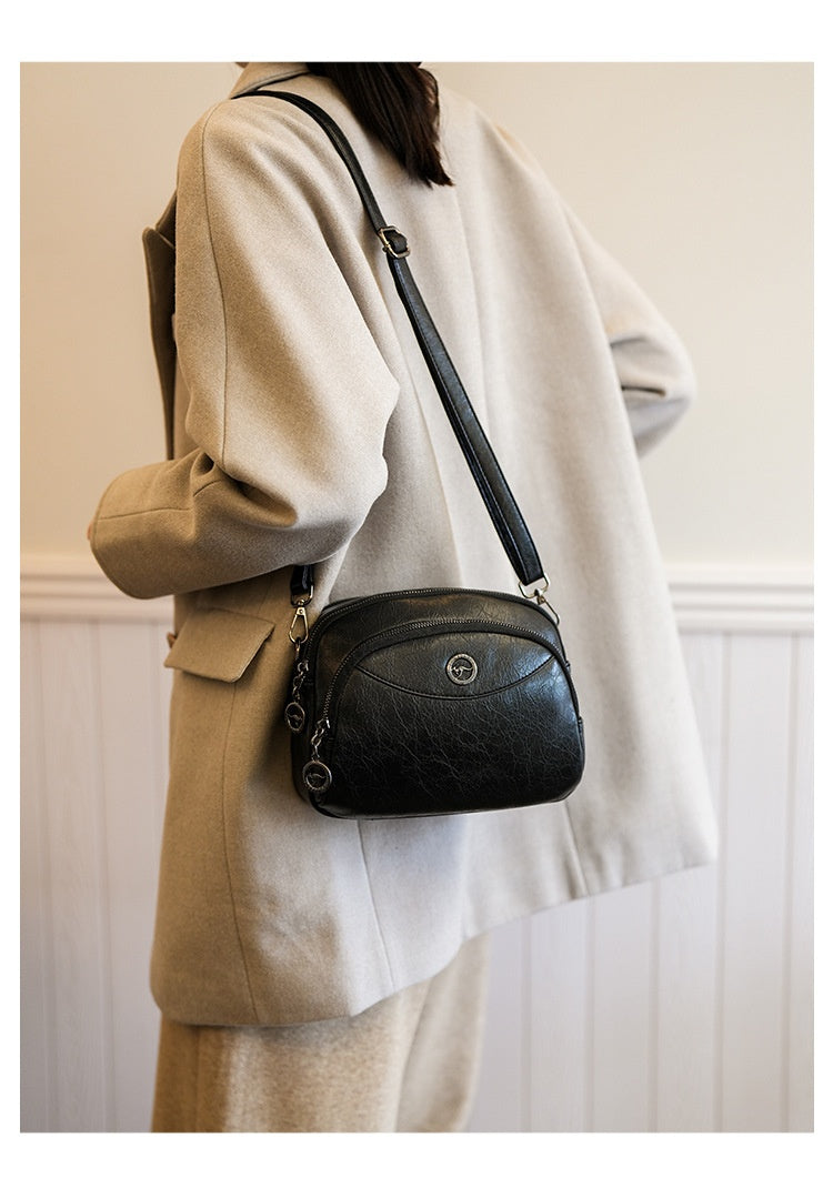 👜¡Nuevo bolso de piel de gran capacidad del año!