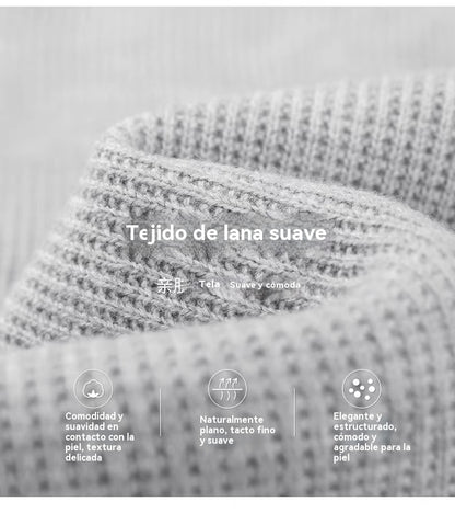 🔥🆕 Lanzamiento superventas con 40% de descuento 🧥✨ Suéter de punto con cremallera para hombre de talla grande, diseño simple y combinable.