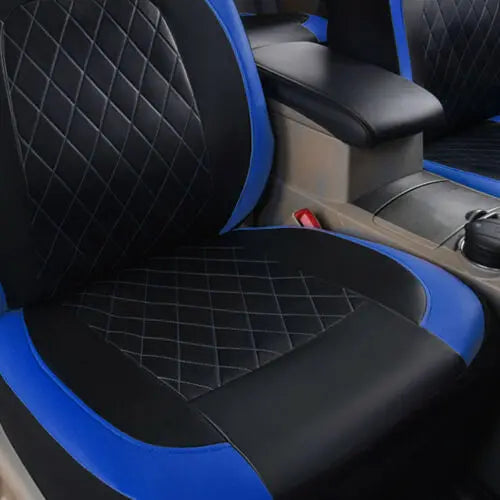 🚗🚗🤩 Univerzalni set presvlaka za autosjedala od mekane kože s prozračnom mrežicom ✨ Brza dostava, ograničena ponuda, dostupne zalihe – Ne propustite