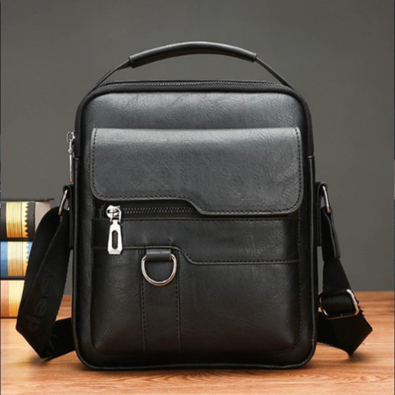 🔥Nova promocija 50% popusta 👜 Moderna in vsakodnevna moška usnjena torba z veliko zmogljivostjo