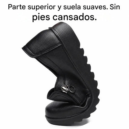 🔥👟40% de descuento [35-41] Zapatos de cuero cómodos, suela suave, antideslizantes, resistentes al desgaste, calidad garantizada.