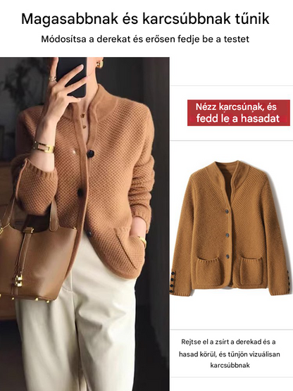 🧥Árcsökkentés és kiárusítás!💖✨【Korlátozott ajánlat 50% kedvezménnyel】Francia elegáns kasmírkabát, könnyű, meleg és sokoldalú