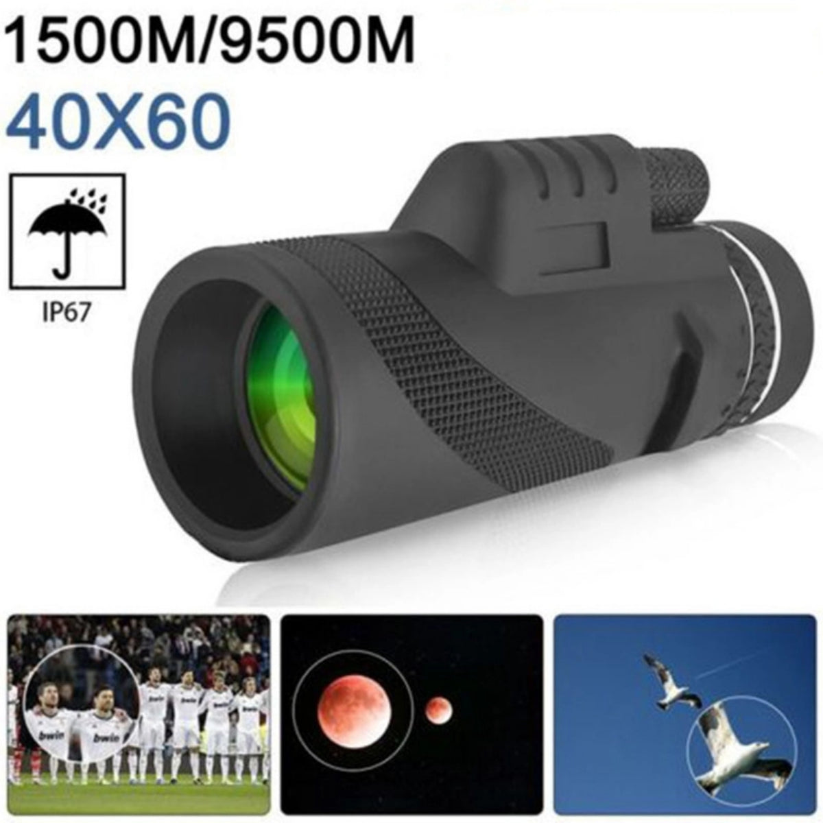 🔥Телескоп🔭Устройство за нощно виждане с висока резолюция – Висококачествен монокулярен телескоп