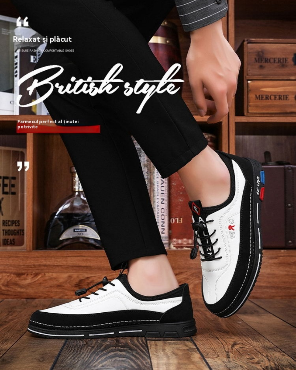 💯🔥【39-48】Moški poslovno-priložnostni čevlji so izdelani iz vodoodpornega in proti madežem odpornega usnja z mehkim podplatom za udobno nošenje.