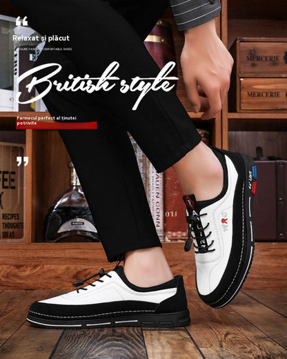 💯🔥【39-48】Moški poslovno-priložnostni čevlji so izdelani iz vodoodpornega in proti madežem odpornega usnja z mehkim podplatom za udobno nošenje.