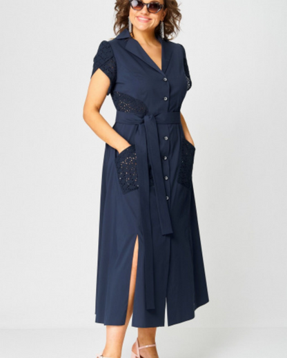 💞【S-5XL】Vestido de algodón nuevo, moderno, informal, suave y agradable para la piel de 2025. 