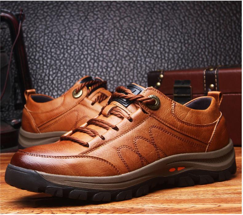 🔥👞Bestseller 40% zniżki – nowe modne męskie skórzane buty na wczesną jesień 2025, wyjątkowo wygodne