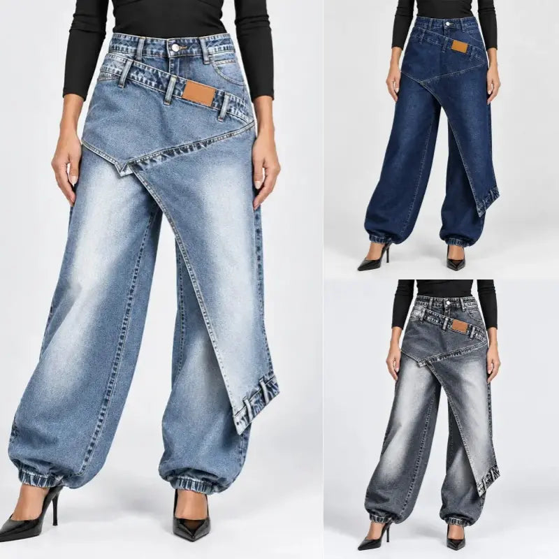 👖【XS-3XL】Moderne široke traperice za jesen i zimu, deblji materijal i vrhunska kvaliteta ✨💞
