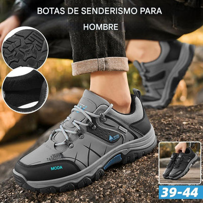🏗️🥾‍♂️【39-44】Nuevas botas de senderismo transpirables para hombre, antideslizantes y resistentes, ideales para deporte y ocio, botas de trabajo para obras de construcción, zapatos de seguridad protectores.