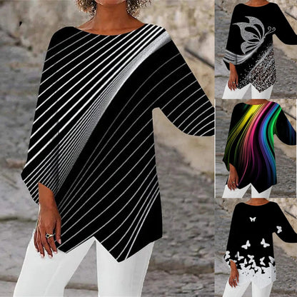 👚💛Nova proljetno/ljetna kolekcija【30% POPUSTA】Košulja dugih rukava s okruglim izrezom od čistog pamuka - prozračna i mekana, udobna i svestrana za svakodnevno nošenje