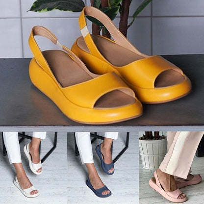 🔥【35-43】2024 Sandalias de mujer sencillas y cómodas de color liso con suela suave3622438 