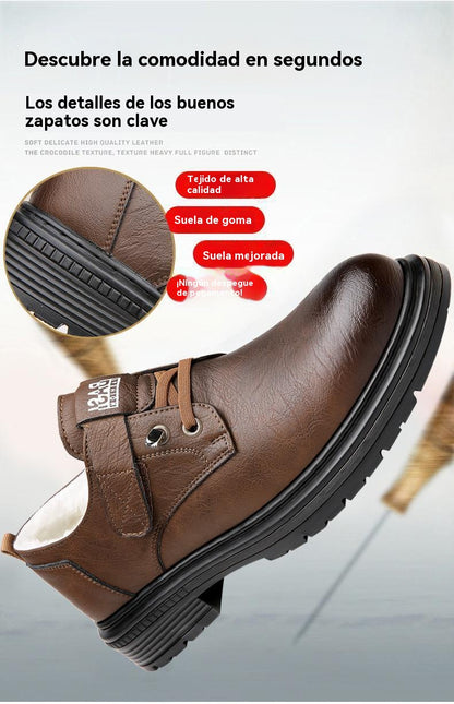 【39-44】Zapatos casuales de cuero para hombre