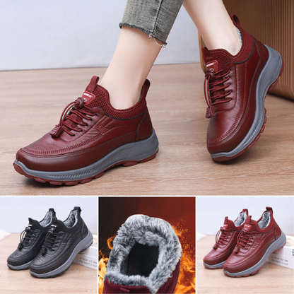 🔥【35-41】2023 otoño e invierno zapatos deportivos y casuales nuevas botas de algodón con suelas suaves antideslizantes--3759624 