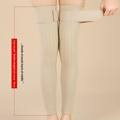 🦵🔥 Rodilleras térmicas largas de invierno – alivio del frío y dolor articular, cálidas y antideslizantes