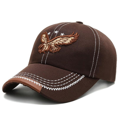 🔥 Productos más vendidos💙Gorra de béisbol con bordado de águila 2025 – Unisex, perfecta para el día a día