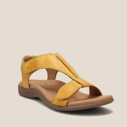 🎇【46% отстъпка】👡 Дамски сандали на платформа, изработени от мека телешка кожа - удобни за дълго носене