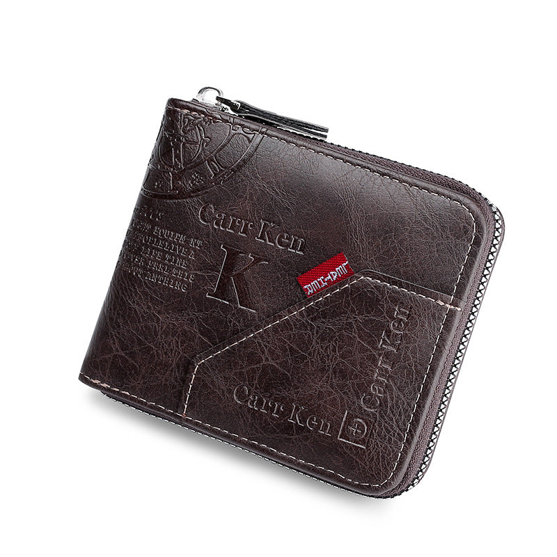 🎉Nuevo lanzamiento 43%🎉【Compra 1 y llévate 1 gratis】Cartera de mano multifuncional de cuero genuino suave para hombre