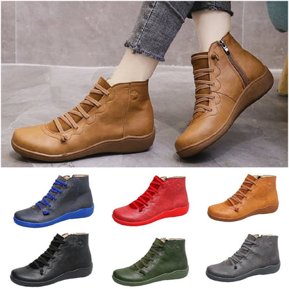 【30%OFF】🔥【35-43】Νέες γυναικείες μπότες μεγάλου μεγέθους κοντές περιστασιακές μπότες