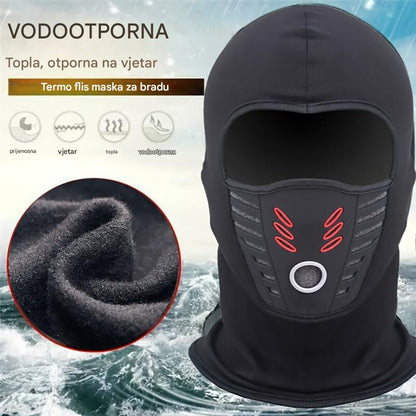 😷❄️Nova kolekcija – promotivna ponuda ☀️ Kupi jedan, drugi dobiješ gratis 🔥 Celotna maska, otporna na hladnoću, pogodna za skijanje i jahanje, zimska, vjetrootporna i topla, unisex.