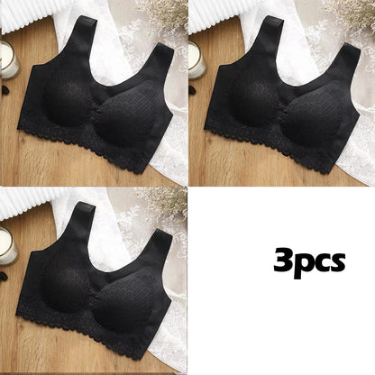 👙【Conjunto de 3 piezas】Sujetador de encaje cómodo nuevo y mejorado, adecuado para tallas grandes (49% de descuento)