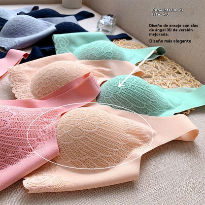 👙【Conjunto de 3 piezas】Sujetador de encaje cómodo nuevo y mejorado, adecuado para tallas grandes (49% de descuento)