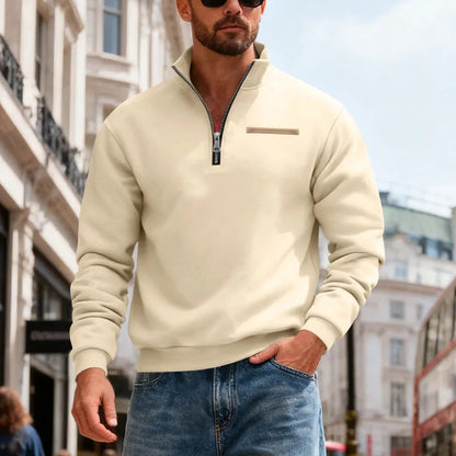 👕【40% de descuento】【S-3XL】Sudadera de hombre 2026, moderna, de manga larga, casual y cálida