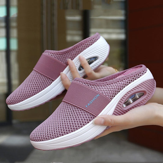 🔥✨【35-43】2025 Sandalias de Malla Hueca con Cojín para Mujer✅Suaves y Cómodas✅Ligeras y Transpirables✅Modernas e Informales 