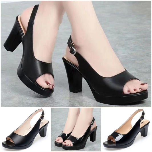 💞👡Ljetne cipele s visokom potpeticom: ležerne i elegantne sandale na visoku petu s ribljim ustima