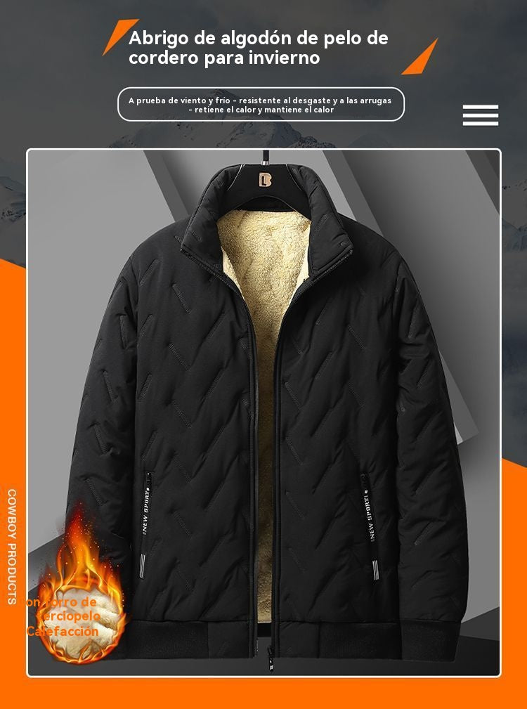 🧥 Chaqueta acolchada gruesa y abrigada para hombre, estilo casual, impermeable y cortaviento, ideal para otoño e invierno ❄️🔥