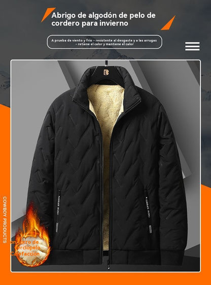 🧥 Chaqueta acolchada gruesa y abrigada para hombre, estilo casual, impermeable y cortaviento, ideal para otoño e invierno ❄️🔥