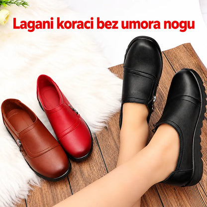 🔥👟40% de descuento [35-41] Zapatos de cuero cómodos, suela suave, antideslizantes, resistentes al desgaste, calidad garantizada.