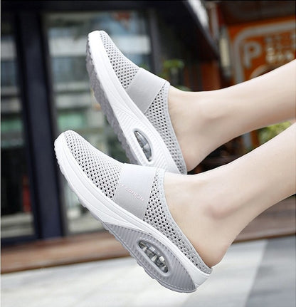 👟Сезонна промоция 50%👍【35-43】2025 дамски дишащи мрежести спортни обувки с въздушна възглавница, изключително удобни