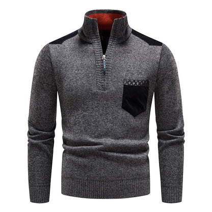 ❤️‍🔥【M-3XL】Suéter casual para hombre, otoño/invierno, con cierre de cremallera