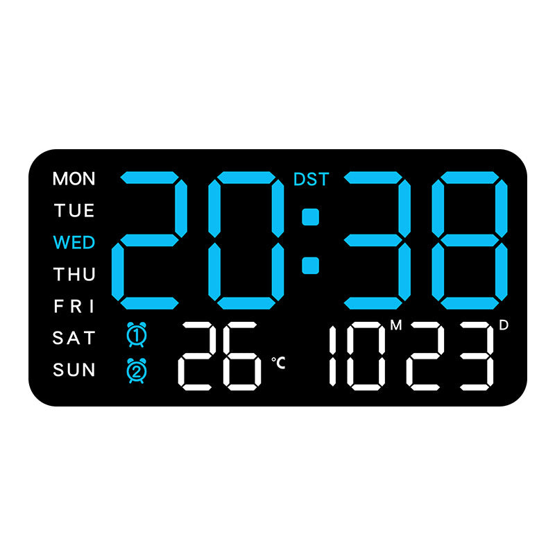 📢📢50% DE DESCUENTO!! ⏰Reloj de pared digital LED decorativo multifuncional. El reloj digital sin límites para el hogar moderno del Reino Unido.
